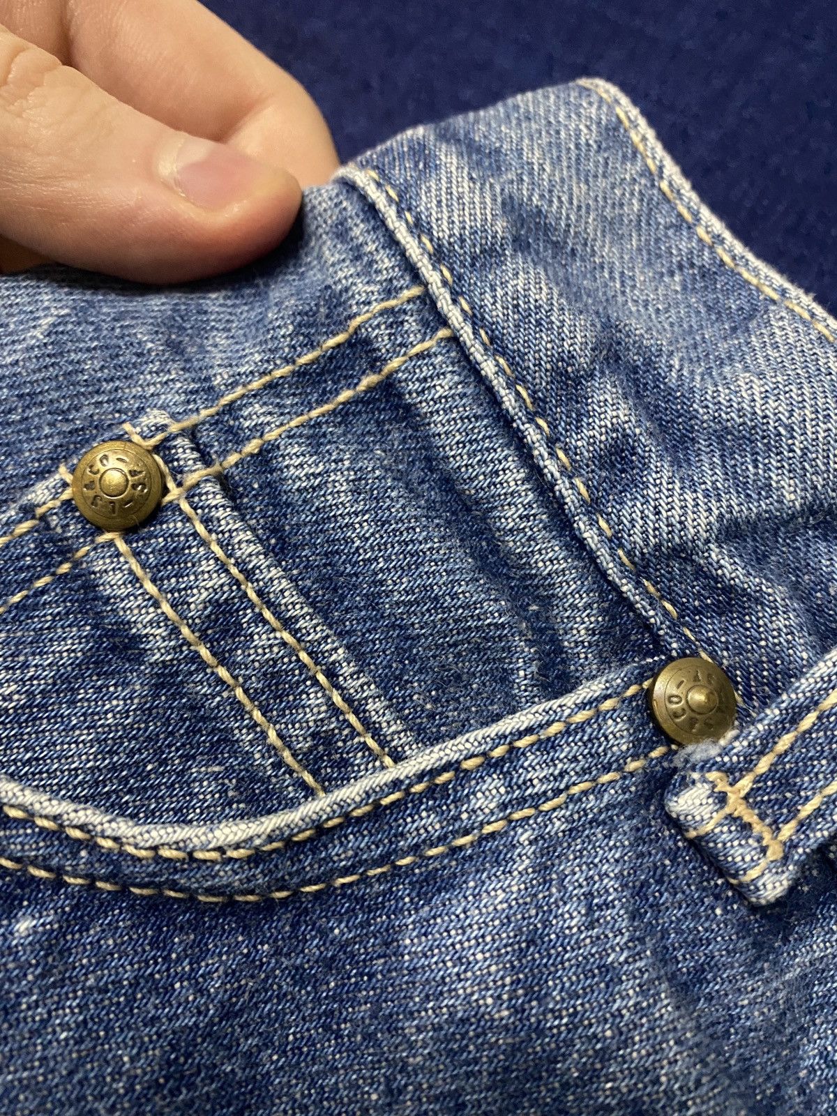 Levi's Vintage Clothing × Vintage Vintage Levi Strauss orginal riveted denim rare jeans 80s Size 34" / US 12 / IT 48 - 6 Thumbnail