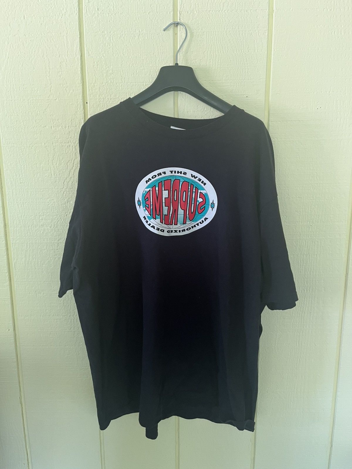 Supreme FW19 “New Shit” Tee Size US XL / EU 56 / 4 - 1 Thumbnail
