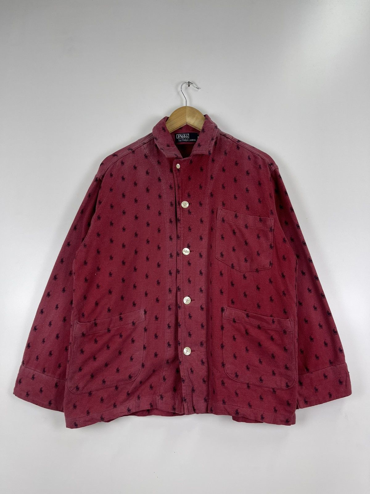Vintage Vintage Polo Ralph Lauren Button Ups Size US M / EU 48-50 / 2 - 2 Thumbnail