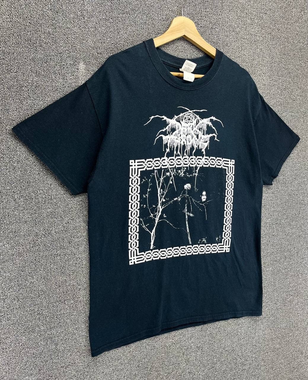 Band Tees Vintage Y2K DarkThrone Taakeferd Punk Rock Band Tees T Shirt Size US L / EU 52-54 / 3 - 2 Thumbnail
