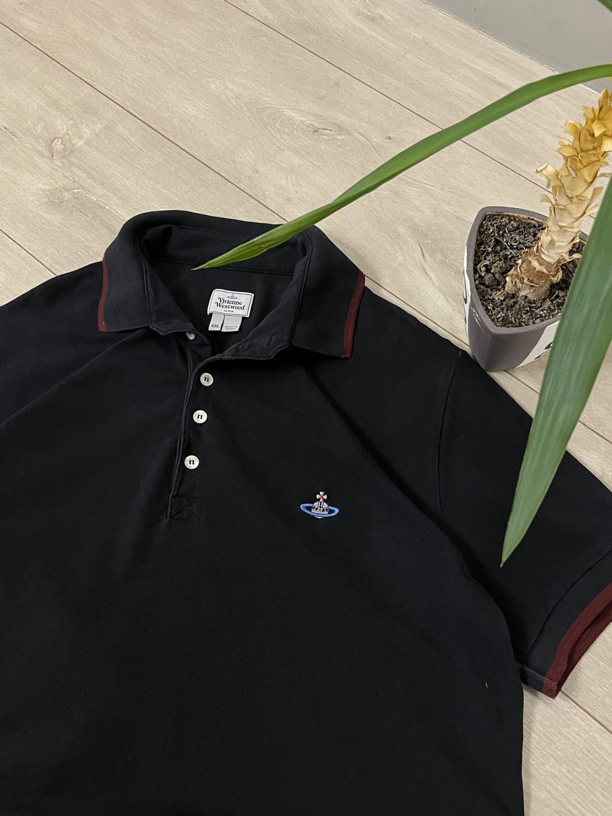 Vivienne Westwood 🔥 VIVIENNE WESTWOOD 90'S ORB LOGO POLO T SHIRT Y2K RUGBY Size US XXL / EU 58 / 5 - 4 Thumbnail