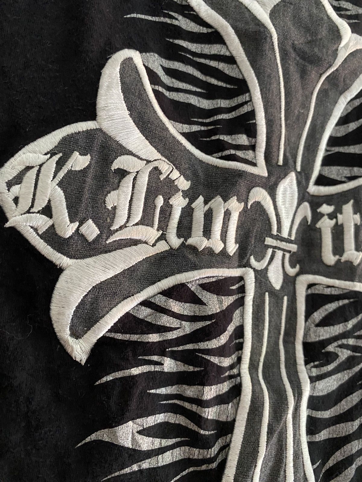Isamu Katayama Backlash K.Limitation cross embroidered longsleeve tshirt Size US L / EU 52-54 / 3 - 6 Thumbnail