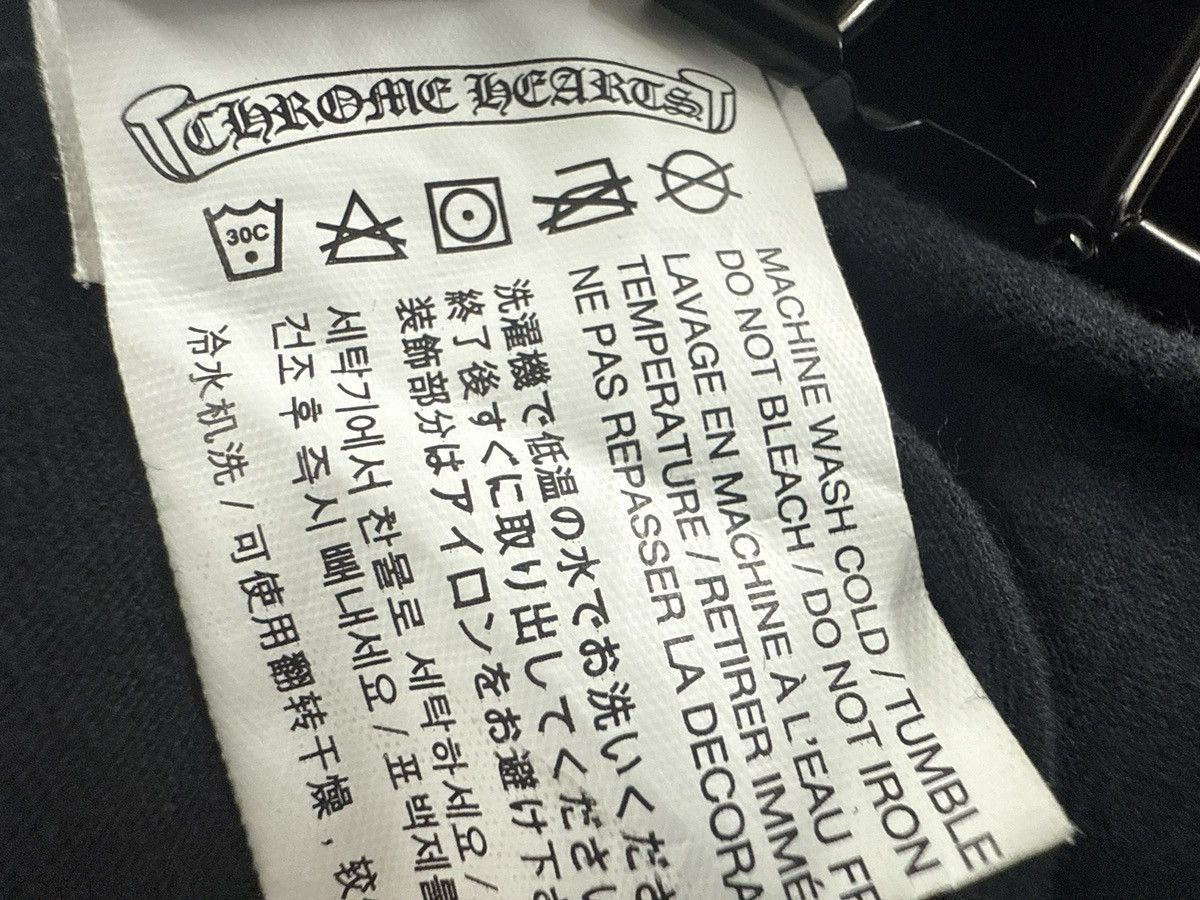 Chrome Hearts CHROME HEARTS POCKET CREW LONG SLEEVE T SHIRT BLACK BLUE Size US S / EU 44-46 / 1 - 8 Thumbnail