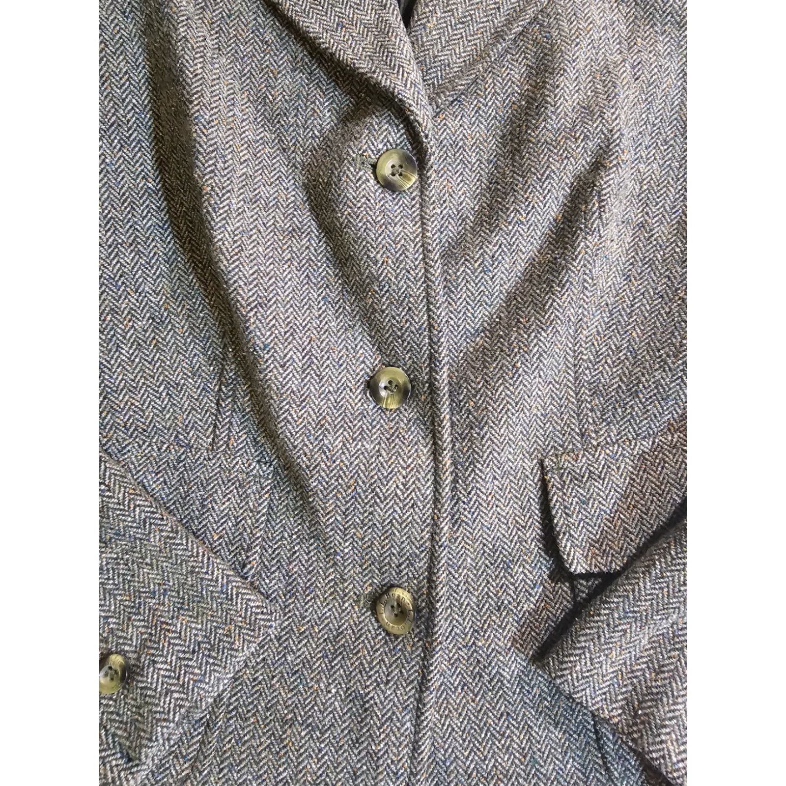 Vintage VINTAGE L.L. Bean Signature Wool Blend 3-Button Blazer Women’s Size Medium Reg Green Blazer Womens 90s Classic Casual Formal Size M / US 6-8 / IT 42-44 - 6 Thumbnail