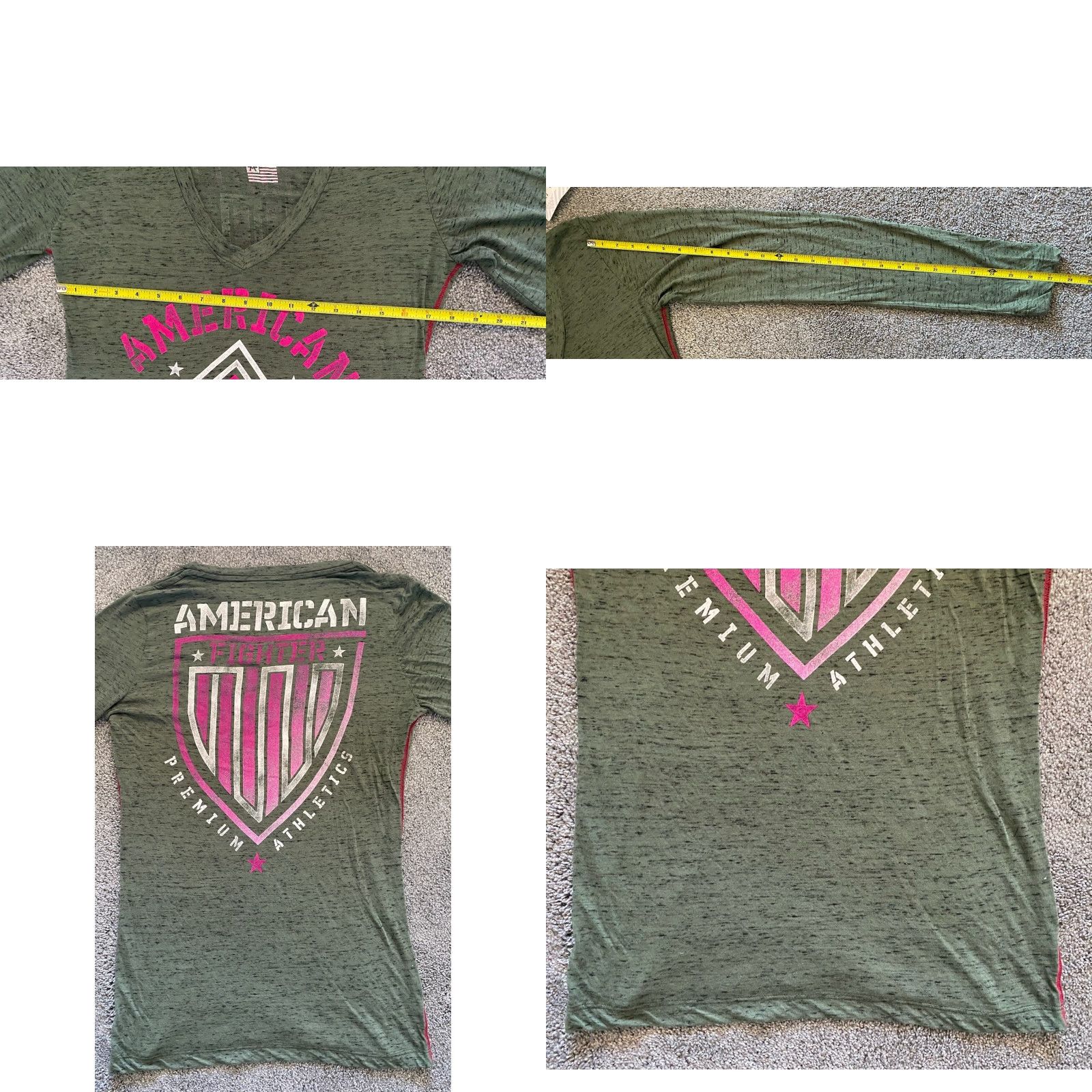 Vintage NWT Buckle American Fighter Shirt Women’s Green XL Size XL / US 12-14 / IT 48-50 - 9 Thumbnail
