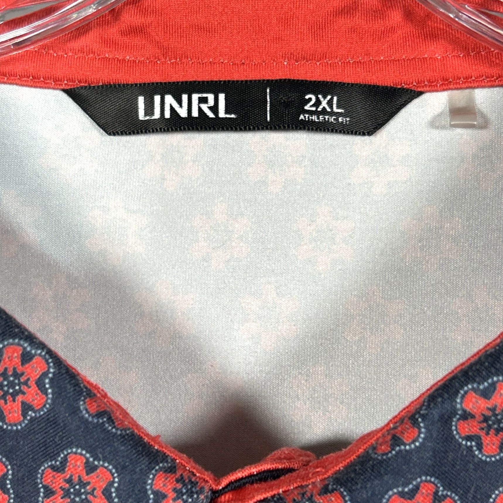 Vintage UNRL Barstool Sports Polo Mens 2XL Athletic Fit Performance Geometric Golf Shirt Size US XXL / EU 58 / 5 - 3 Thumbnail