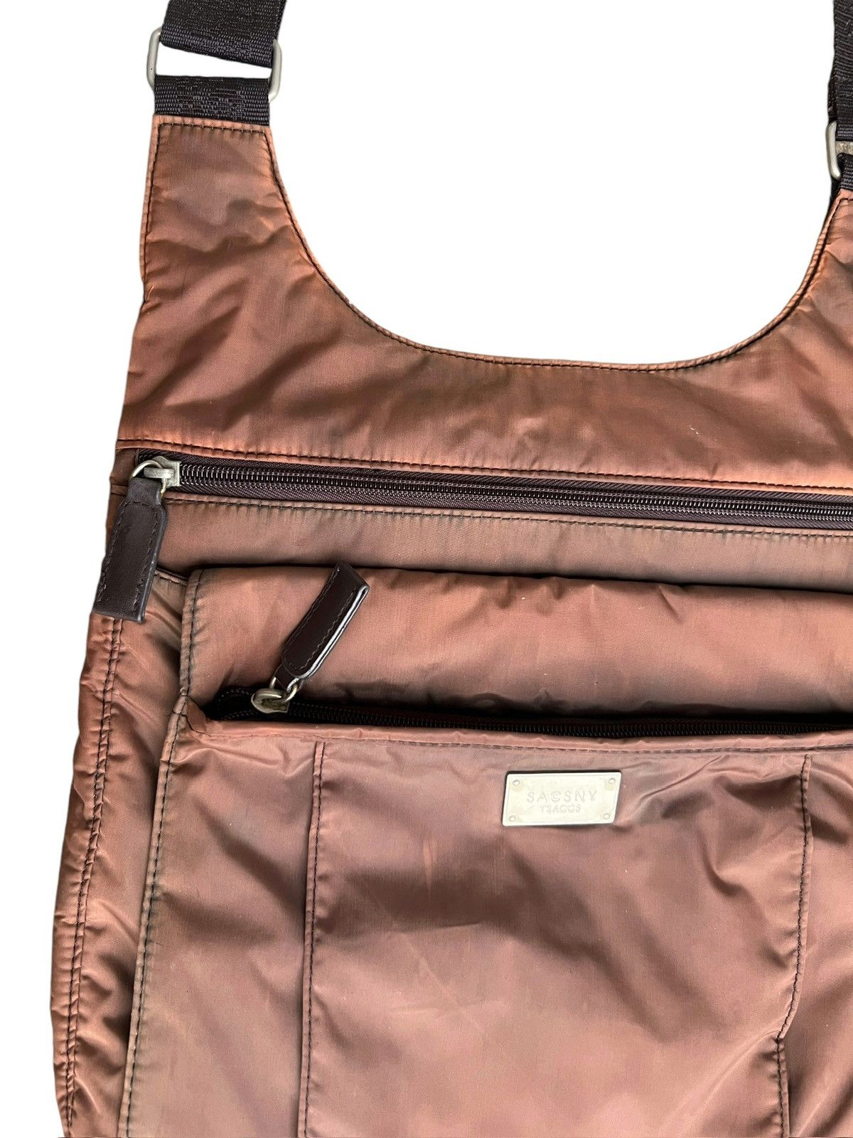 Yohji Yamamoto Yohji Yamamoto Y’S accs Sacsny Sunfaded Sling Bag Size ONE SIZE - 6 Thumbnail