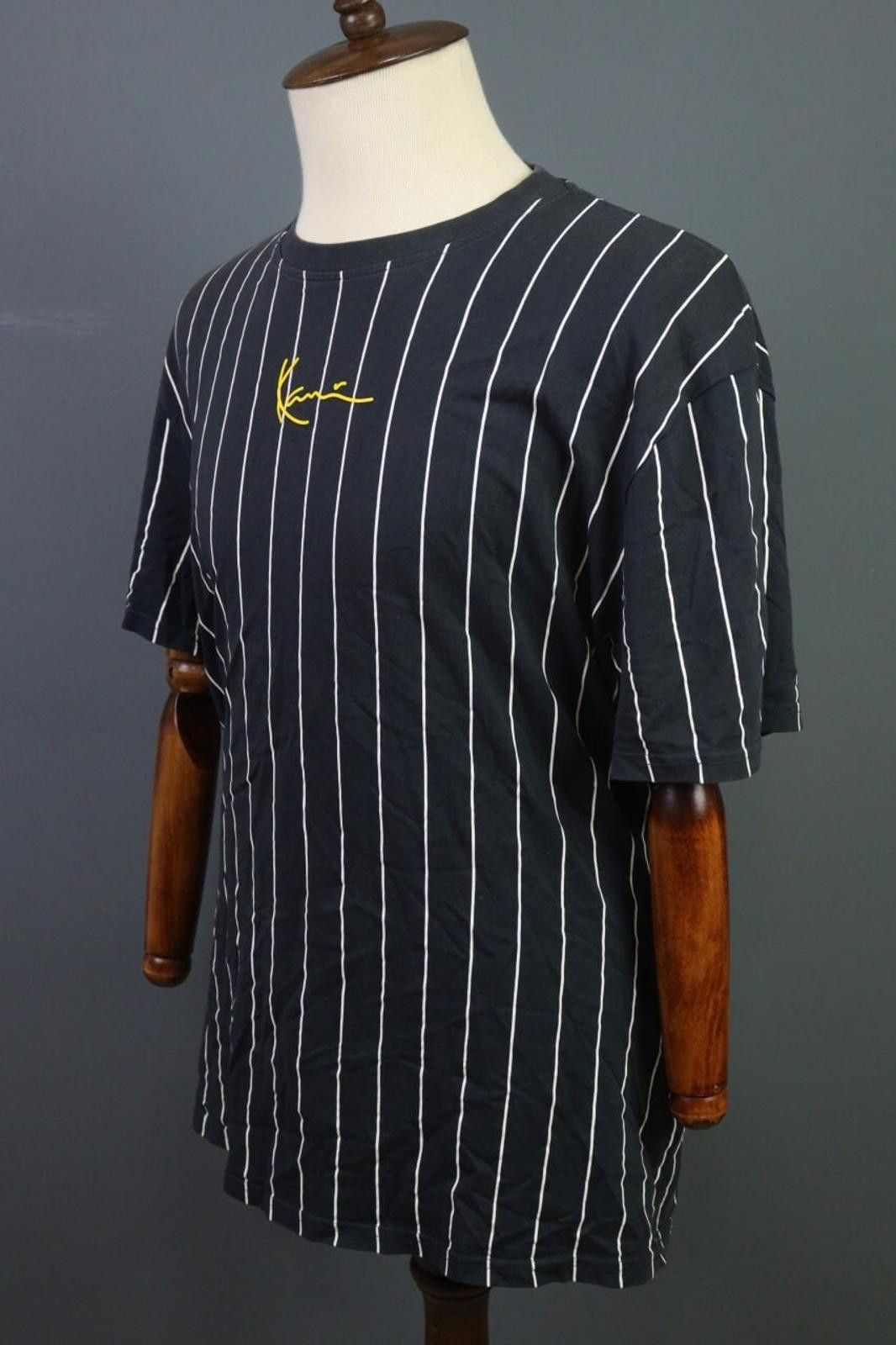 KJUS KJUS Black White Striped Cotton Pullover T-Shirt Size XL Size US XL / EU 56 / 4 - 6 Thumbnail
