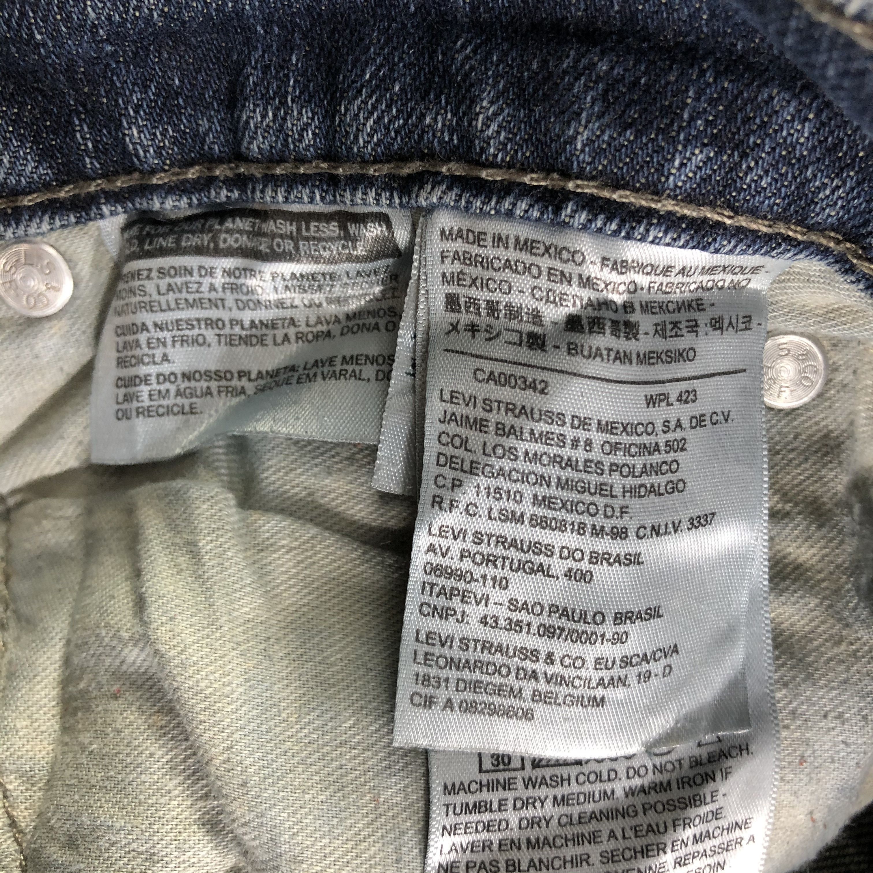 Levi's Vintage Levis 511 Jeans-J3328 Size US 31 - 9 Thumbnail