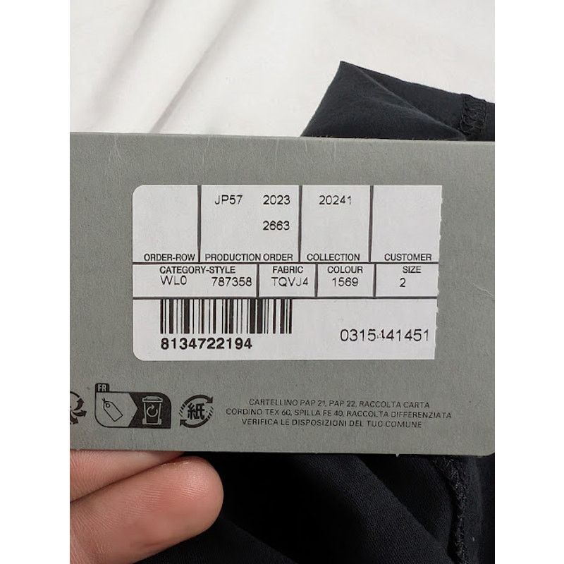 Balenciaga o1rshd1 Inside Out T-Shirt in Black/White Size US M / EU 48-50 / 2 - 20 Thumbnail