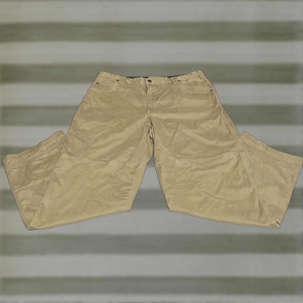 Vintage Cabela's Casuals Pants Mens 38x32 Workwear Outdoor Canvas Beige Straight Regular Pocket Pants Size US 38 / EU 54 - 1 Thumbnail