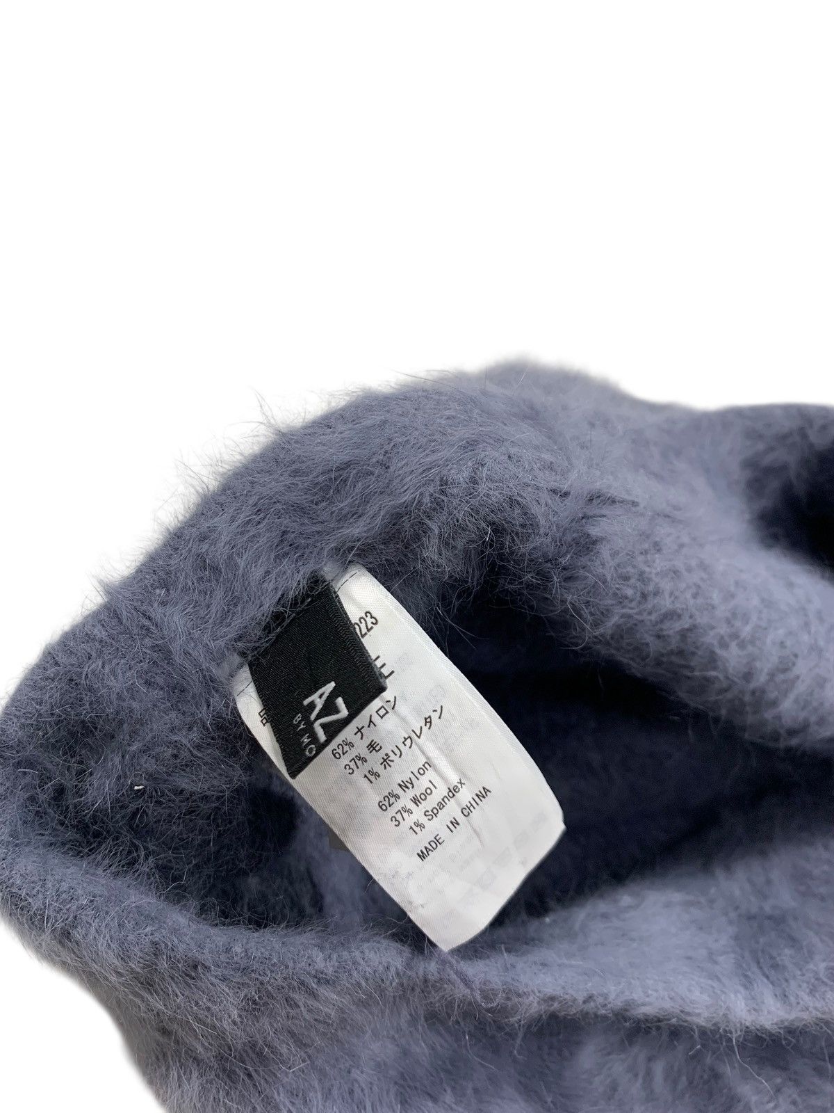 Japanese Brand Azul fuzzy mohair beanie hats rare Size ONE SIZE - 4 Thumbnail