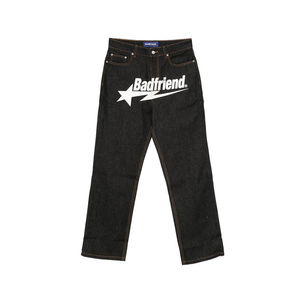 Badfriend Badfriend BLACK Denim - Regular & Straight-Leg Jeans Size US 32 / EU 48 - 1 Thumbnail