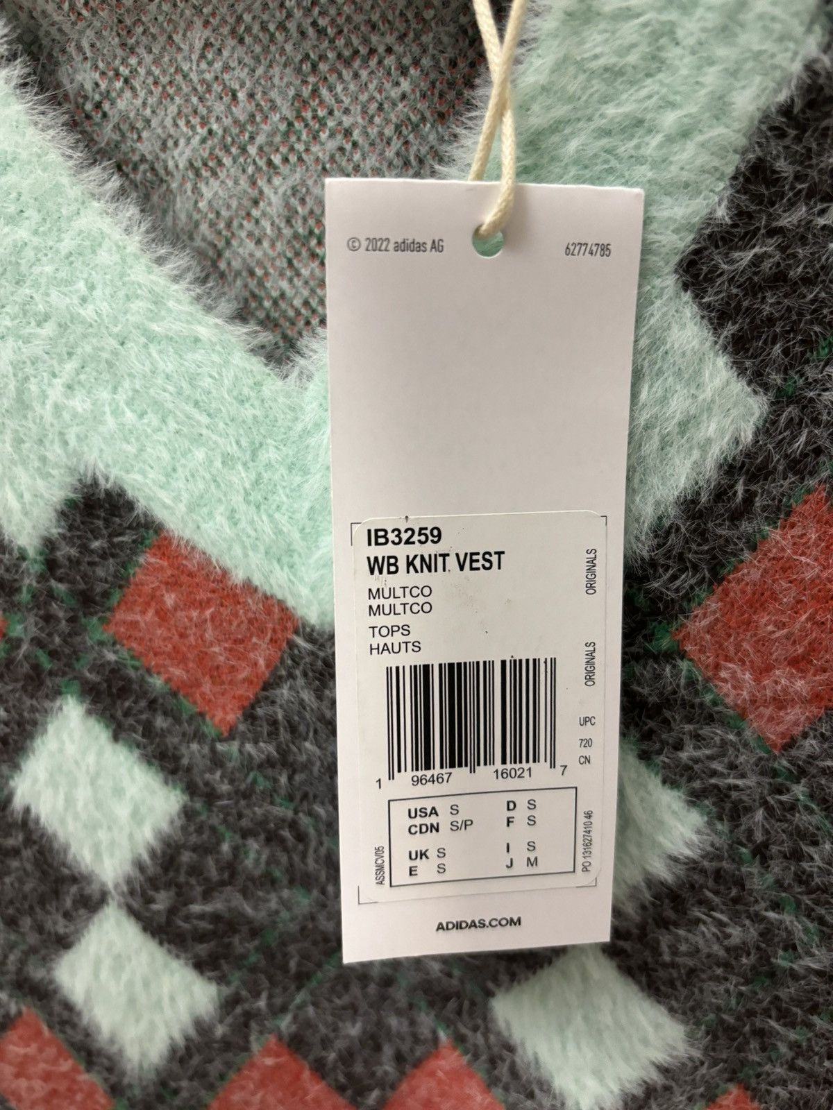 Adidas × Wales Bonner Wales Bonner x Adidas Vest Size US S / EU 44-46 / 1 - 4 Thumbnail
