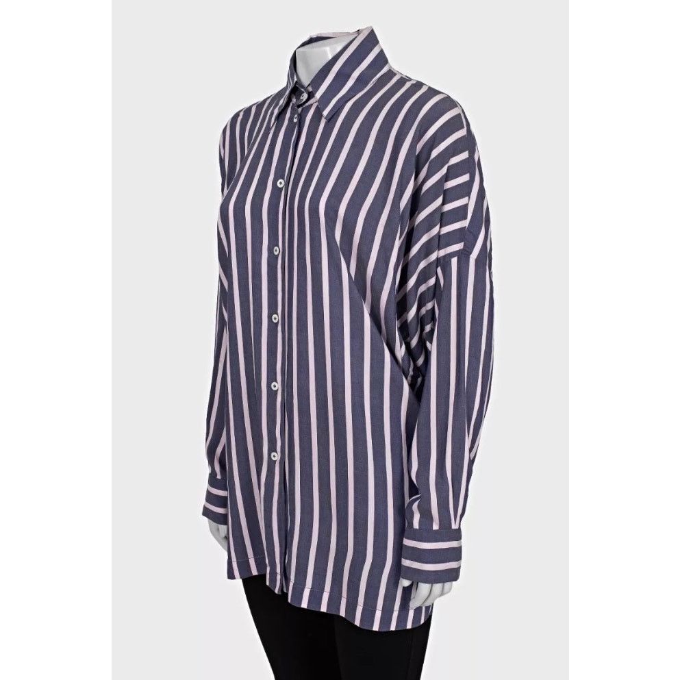 Vivienne Westwood Vivienne Westwood Striped Oversize Viscose Shirt Sz.42/M Size M / US 6-8 / IT 42-44 - 2 Thumbnail