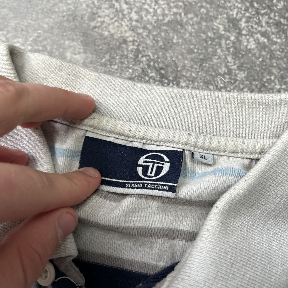 Sergio Tacchini Mens Sergio Tacchini Small logo streetwear polo size XL Size US XL / EU 56 / 4 - 6 Thumbnail