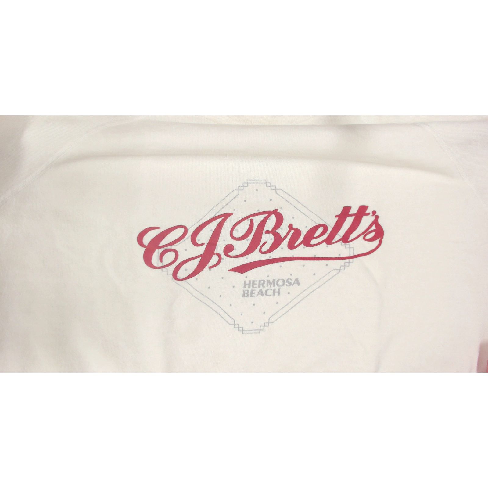 Hanes Vintage 80s Thrashed CJ Bretts Hermosa Beach Raglan Size XL / US 12-14 / IT 48-50 - 8 Thumbnail