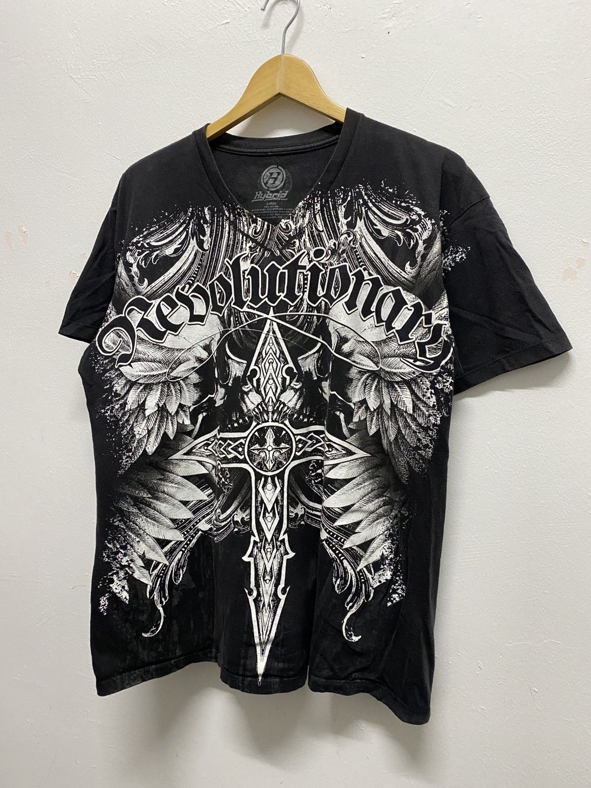 Affliction Affliction Archaic Cross & Wings Graphic Tee - Black Size US L / EU 52-54 / 3 - 6 Thumbnail