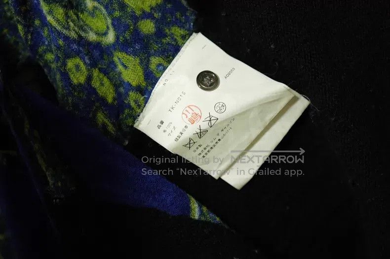 Comme des Garcons Comme Des Garcons size F Knit sweater with blue green flor Size XS / US 0-2 / IT 36-38 - 4 Thumbnail