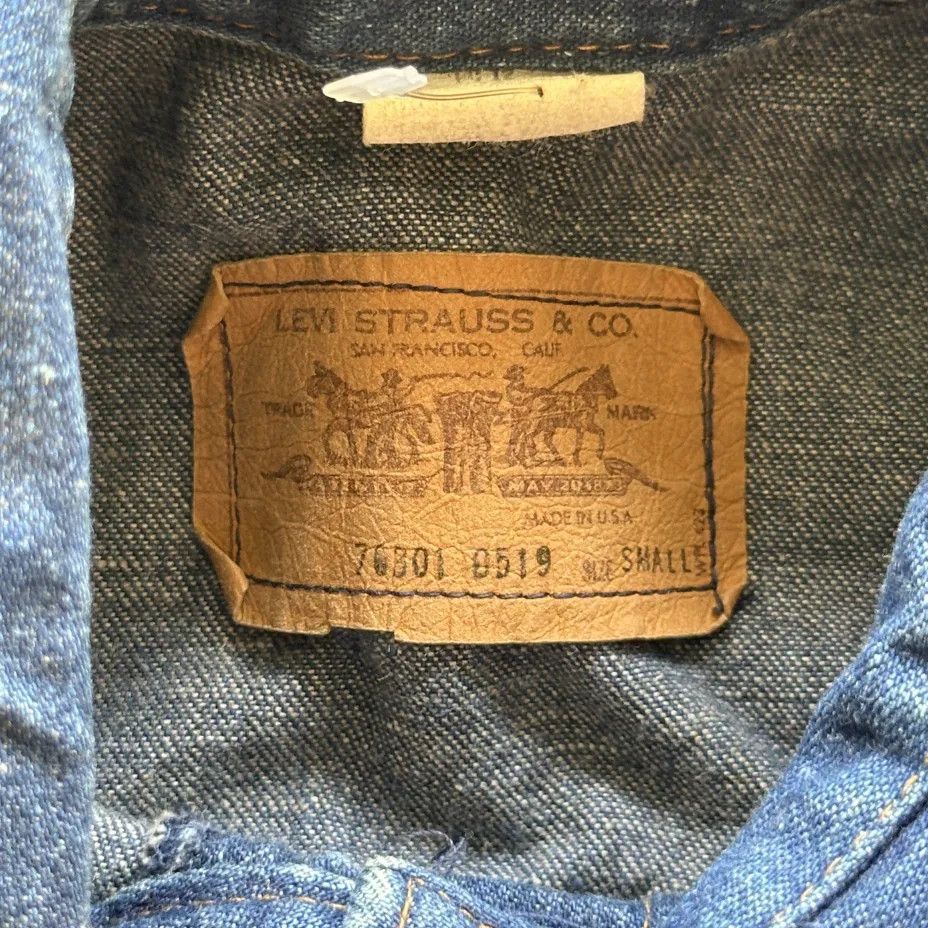 Levi's Vintage Levi's Orange Tab Western Denim Button Shirt Size XS Size US XS / EU 42 / 0 - 5 Thumbnail