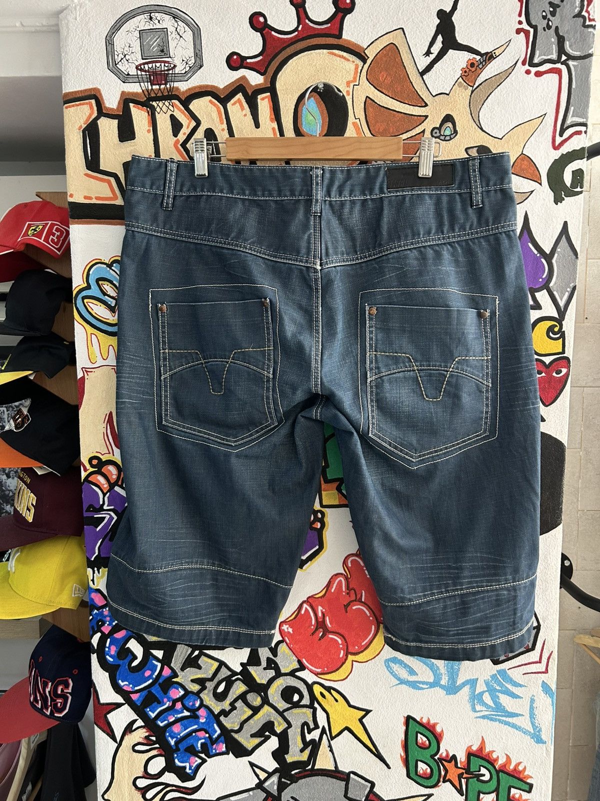 Vintage Vintage Fishbone jorts Size US 38 / EU 54 - 2 Thumbnail