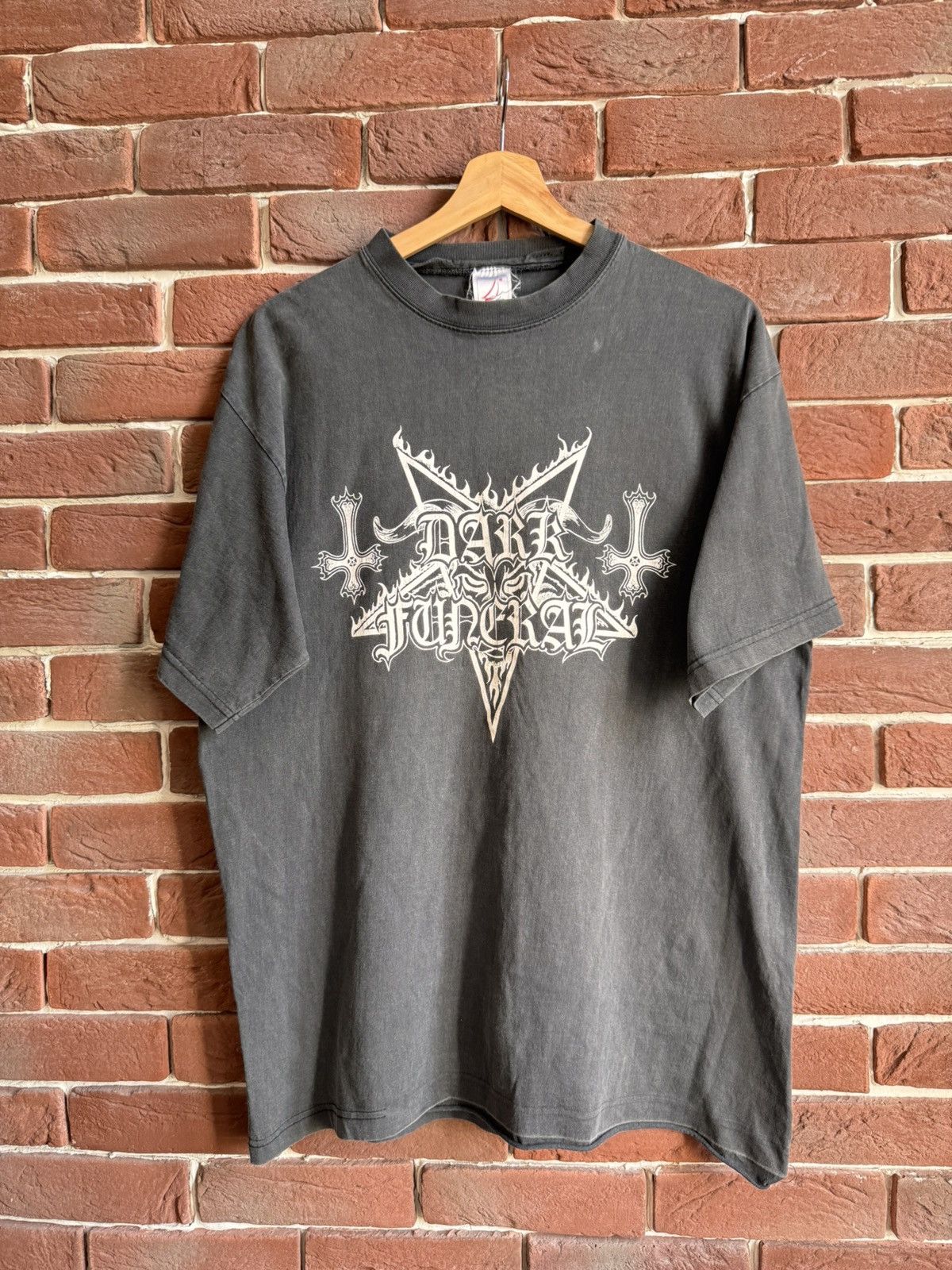 Band Tees Rare Vintage 00s Dark Funeral No mercy Black Metal Band Tee Size US XL / EU 56 / 4 - 1 Thumbnail