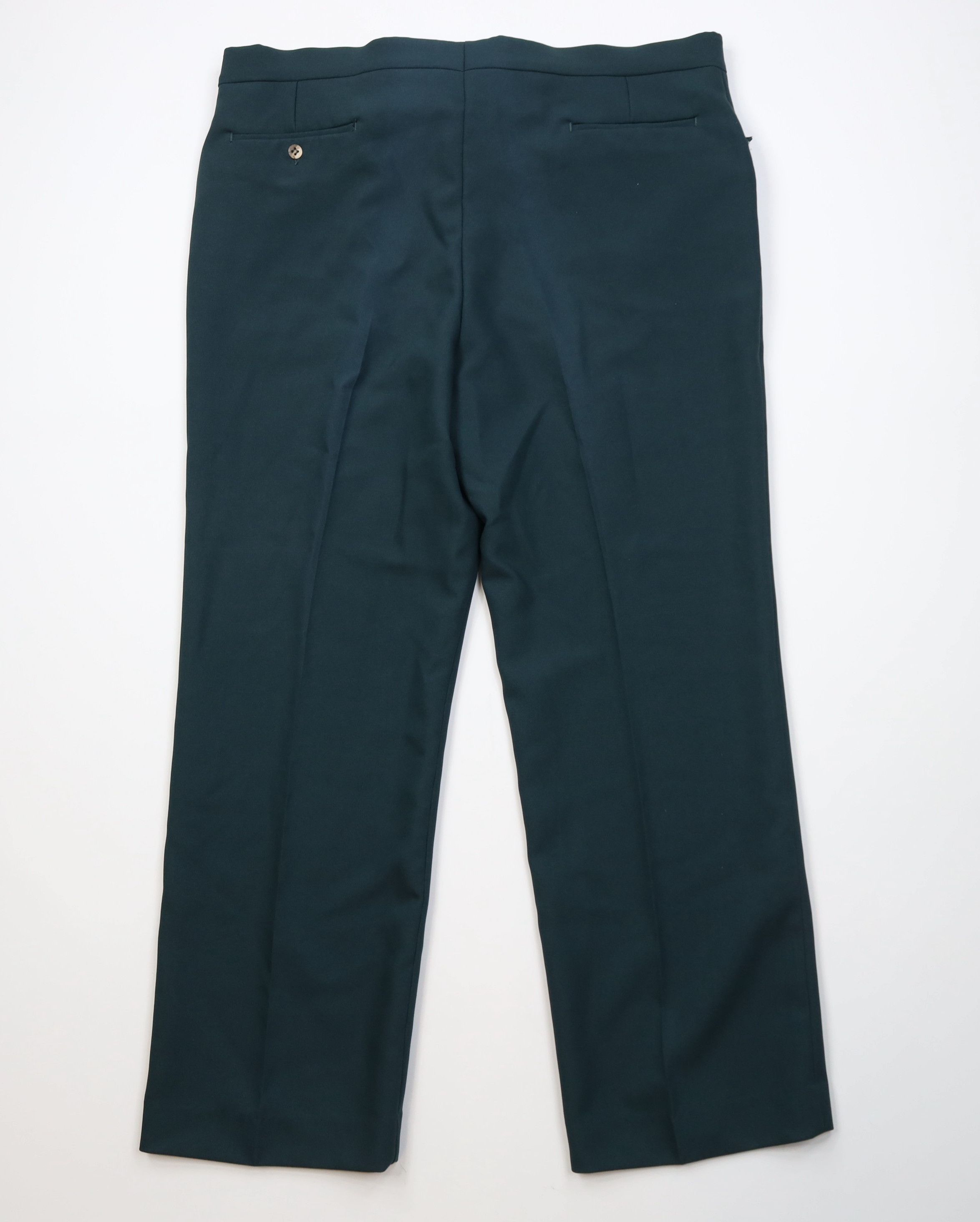 Vintage Vintage 70s Streetwear Flared Wide Leg Chino Pants Green Size US 42 / EU 58 - 9 Thumbnail