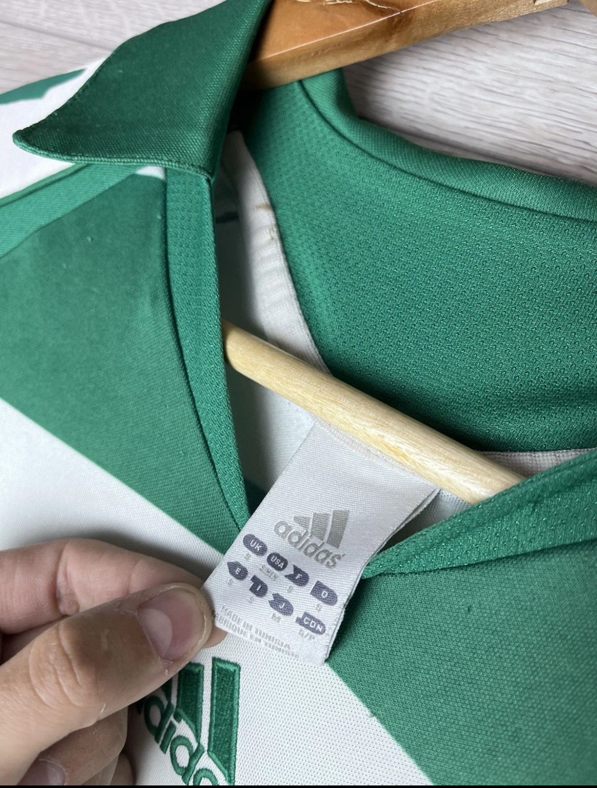 Adidas Rapid Wien Vienna home jersey ADIDAS 2005 Austria Club adult Size US S / EU 44-46 / 1 - 10 Thumbnail