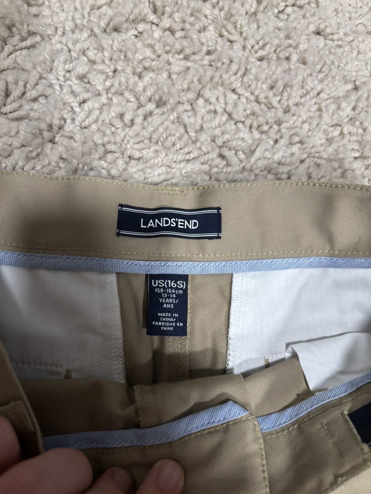 Lands' End Tan straight leg Lands End dress pants - 28X30 Size US 28 / EU 44 - 3 Thumbnail