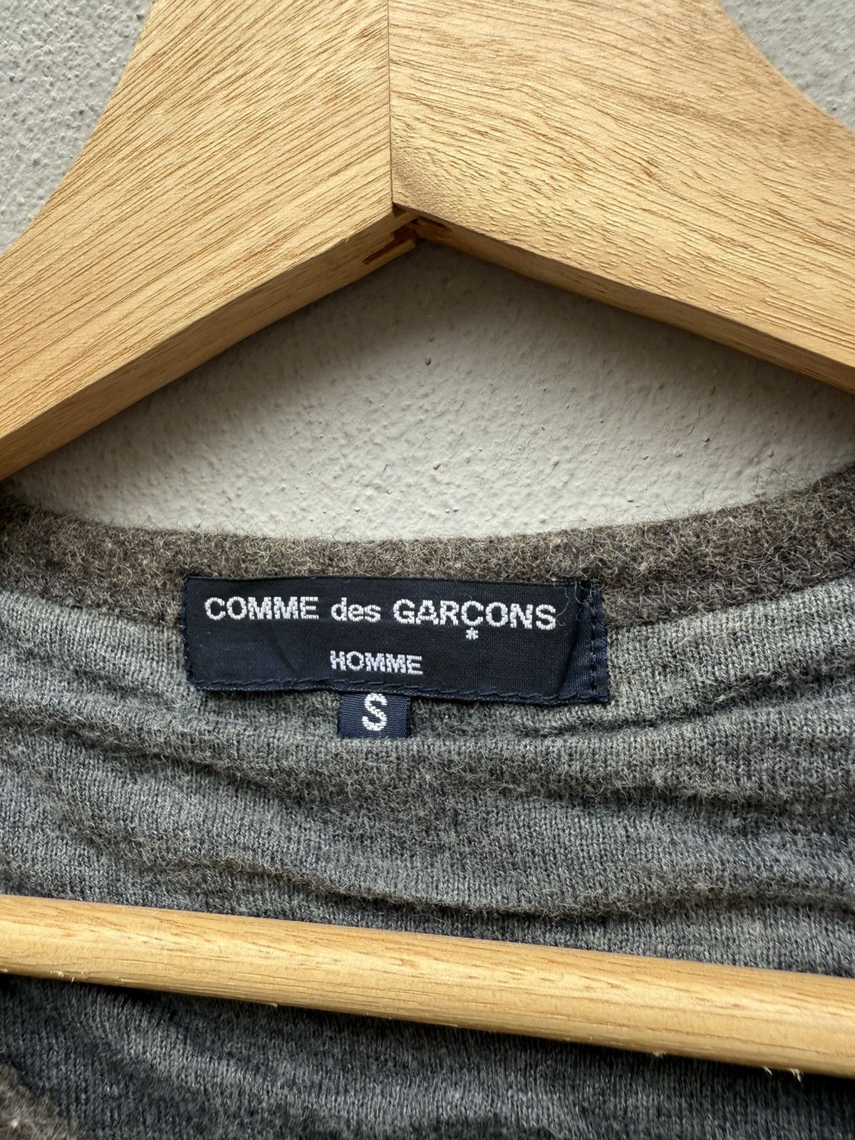 Comme des Garcons Homme AD2009 CDG HOMME Wool Short Mohair Crop/Boxy Shirt Size US S / EU 44-46 / 1 - 4 Thumbnail