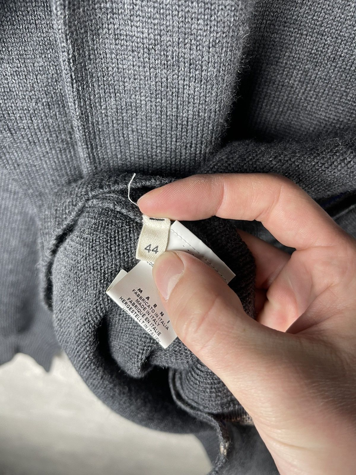 Marni Marni Virgin Wool Cardigan Gray Winter Edition 2012 Size 44 Size M / US 6-8 / IT 42-44 - 8 Thumbnail