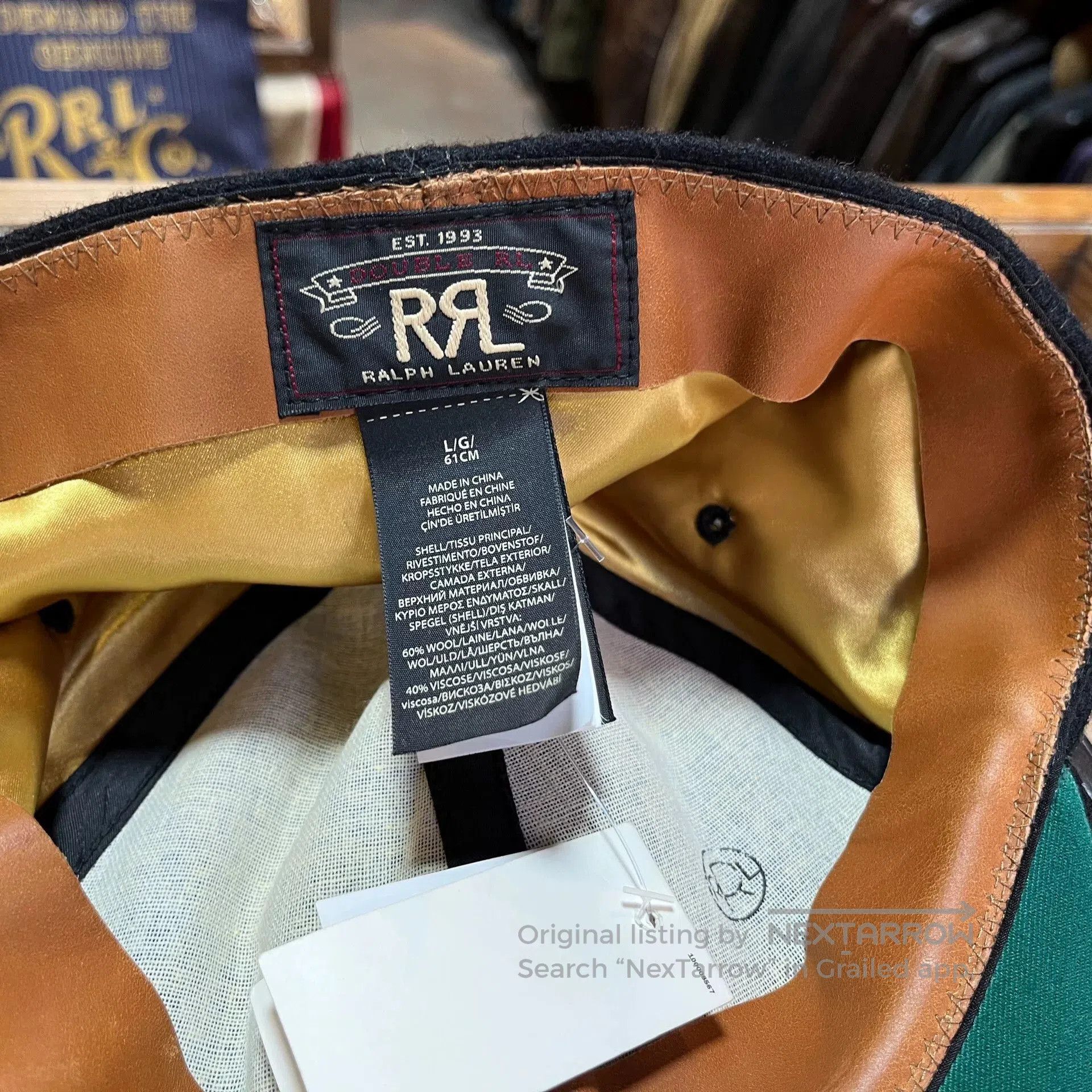 RRL Ralph Lauren RRL Ralph Lauren Cap Hat. Size ONE SIZE - 6 Thumbnail