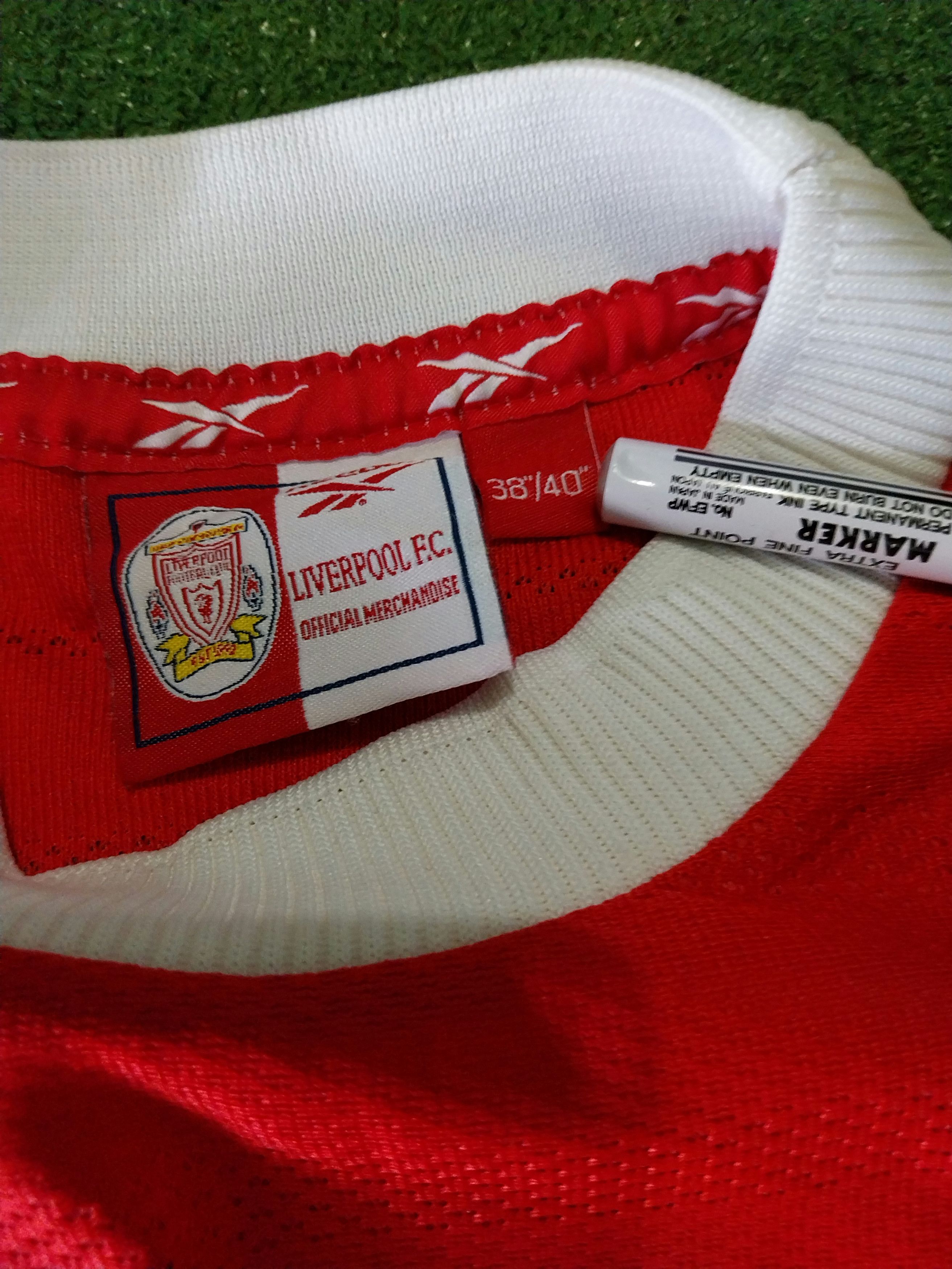 Reebok Liverpool home 1998/1999 debut gerrard jersey football Size US M / EU 48-50 / 2 - 4 Thumbnail