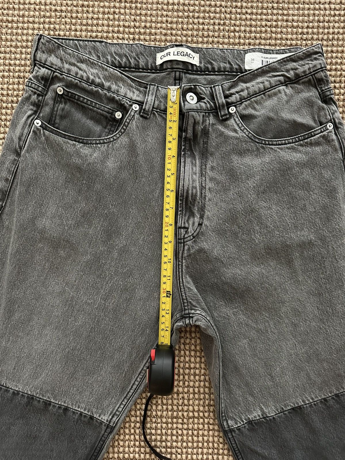 Our Legacy Our Legacy Third Cut Washed Black Pants Size US 34 / EU 50 - 8 Thumbnail