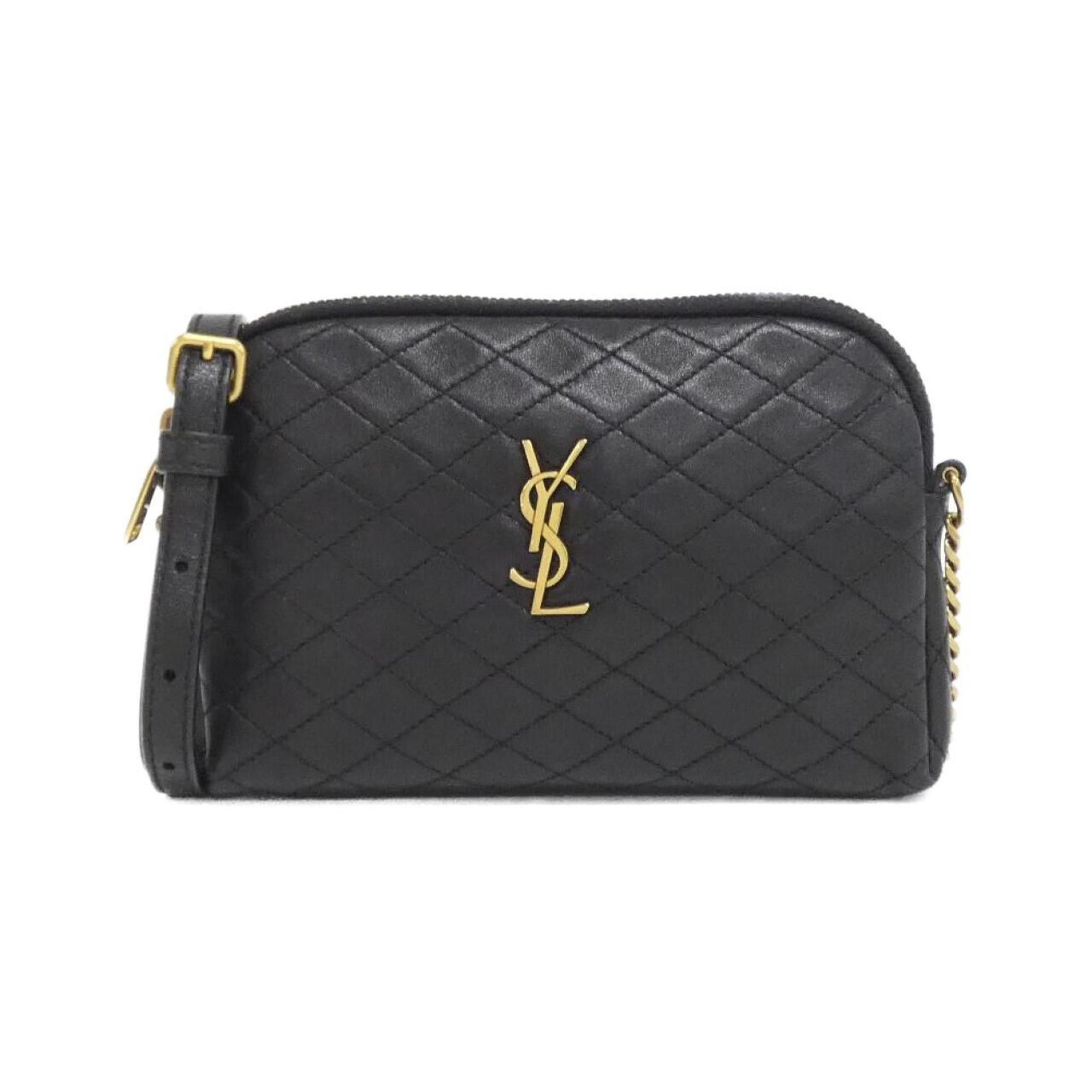 Saint Laurent Paris Saint Laurent Gaby 733667 1El07 Shoulder Bag in Black, Women's