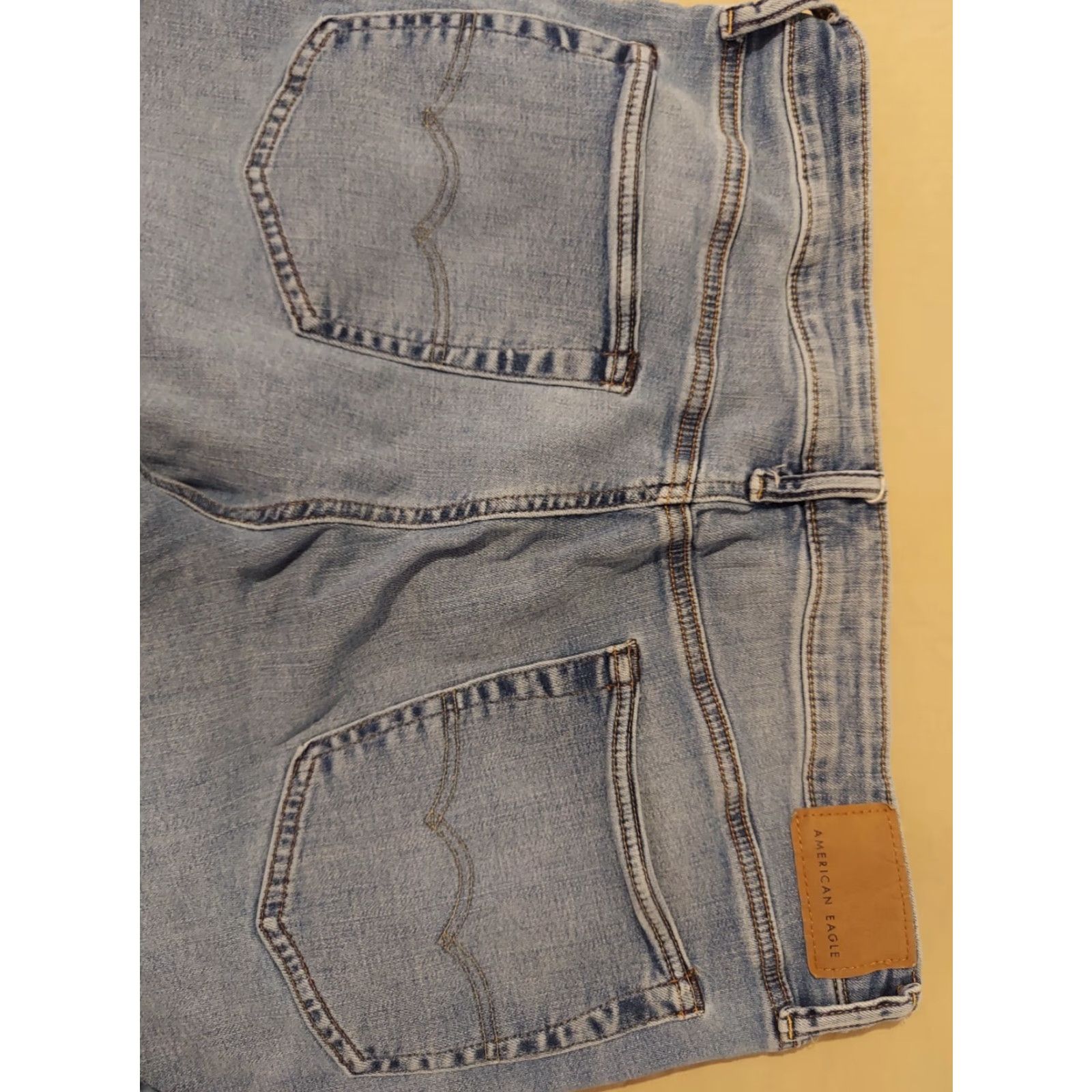 American Eagle Outfitters American Eagle Outfitters Jeans Men 36x34 Regular Blue Straight Stretch Denim Size US 36 / EU 52 - 2 Thumbnail