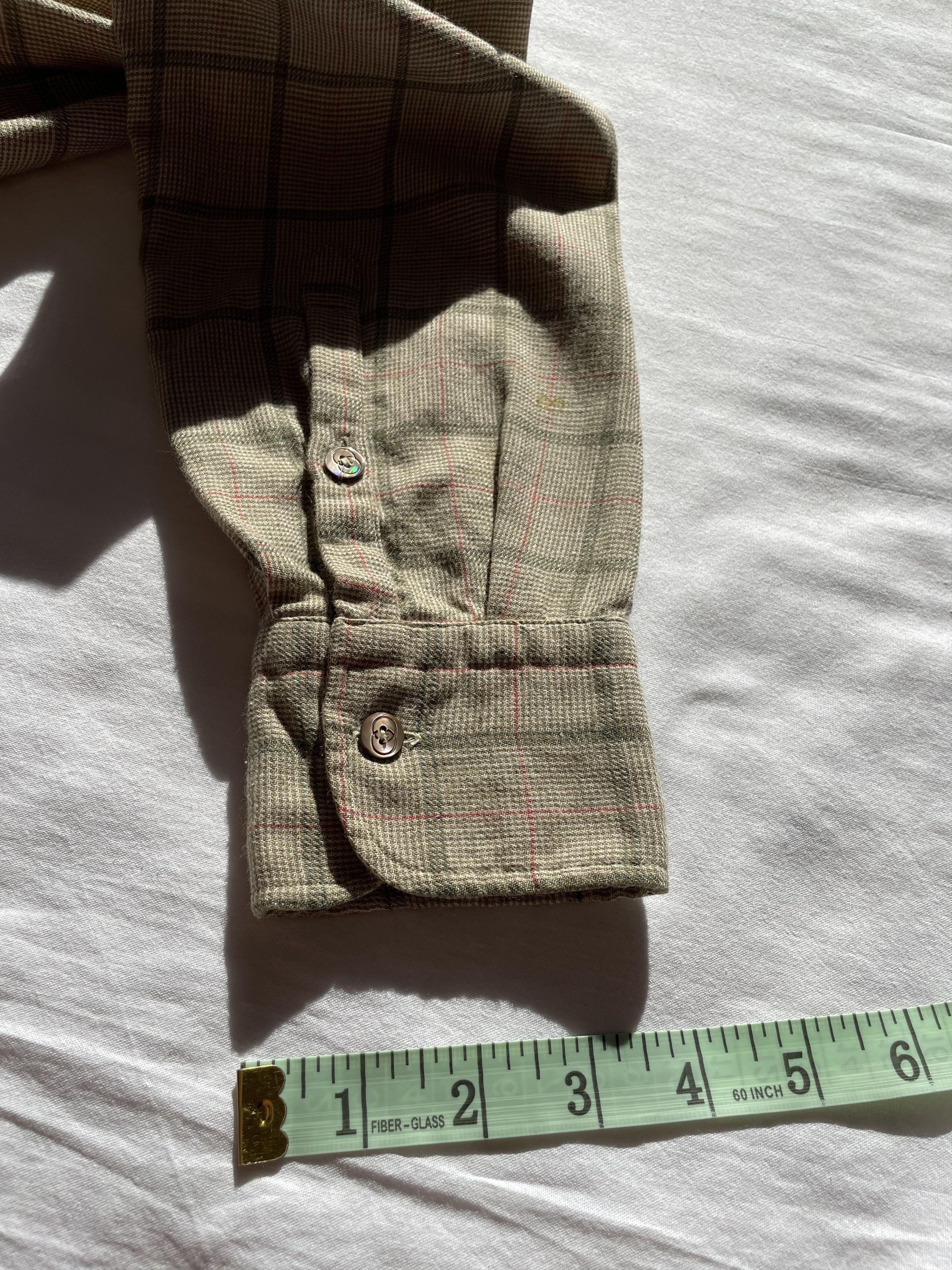 Gucci × Tom Ford × Vintage Gucci Shirt Check Monogram Vintage Men 1970s Size US S / EU 44-46 / 1 - 19 Thumbnail