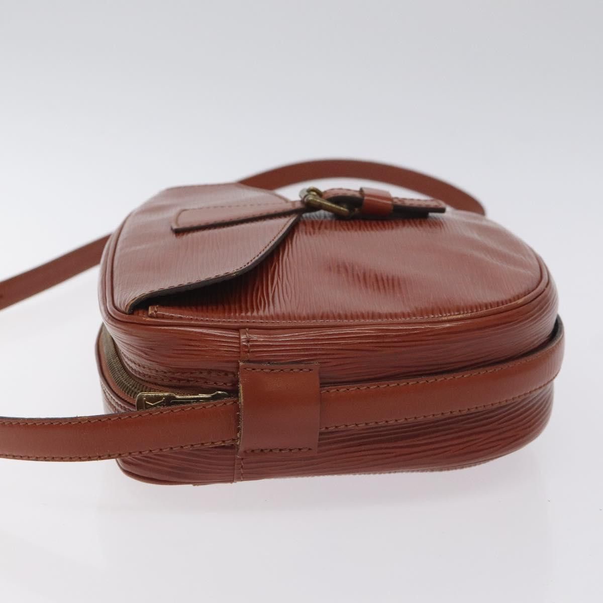 Louis Vuitton LOUIS VUITTON Epi Jeune Fillemm Shoulder Bag Brown M52153 Size ONE SIZE - 5 Thumbnail