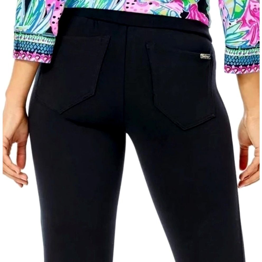 Lilly Pulitzer Lilly Pulitzer Black Pants | Size M Size 30" / US 8 / IT 44 - 5 Thumbnail
