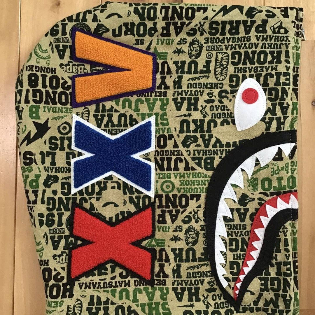 Bape BAPE XXV CITIES CAMO shark full zip hoodie a bathing ape Size US L / EU 52-54 / 3 - 4 Thumbnail