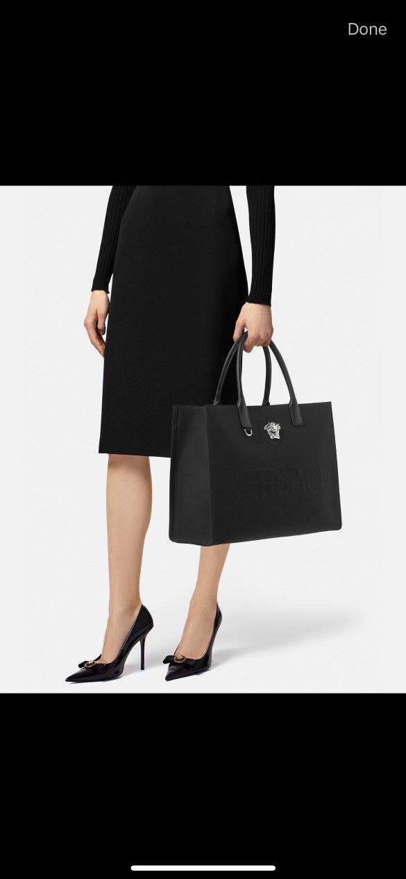 Versace Tote Fabric+Calf Leather Size ONE SIZE - 5 Thumbnail