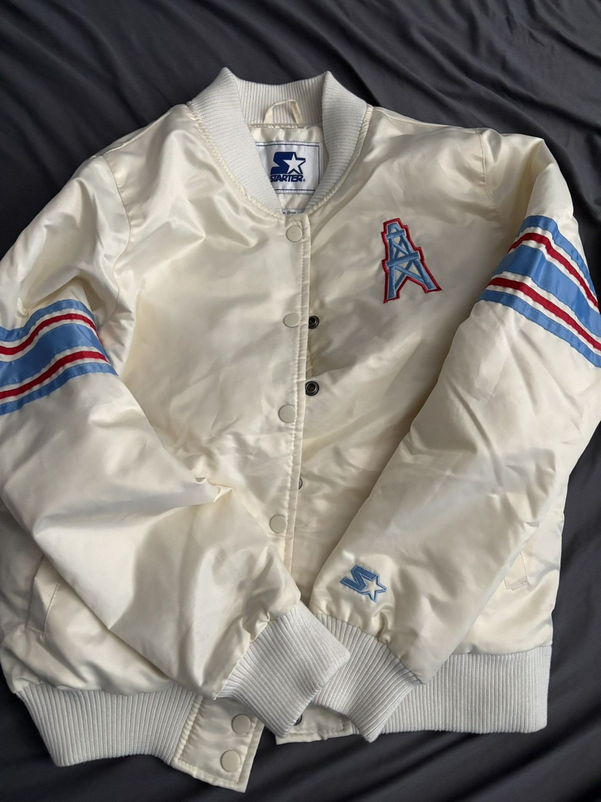 Starter Starter vintage houston oliers jacket Size US S / EU 44-46 / 1 - 1 Thumbnail
