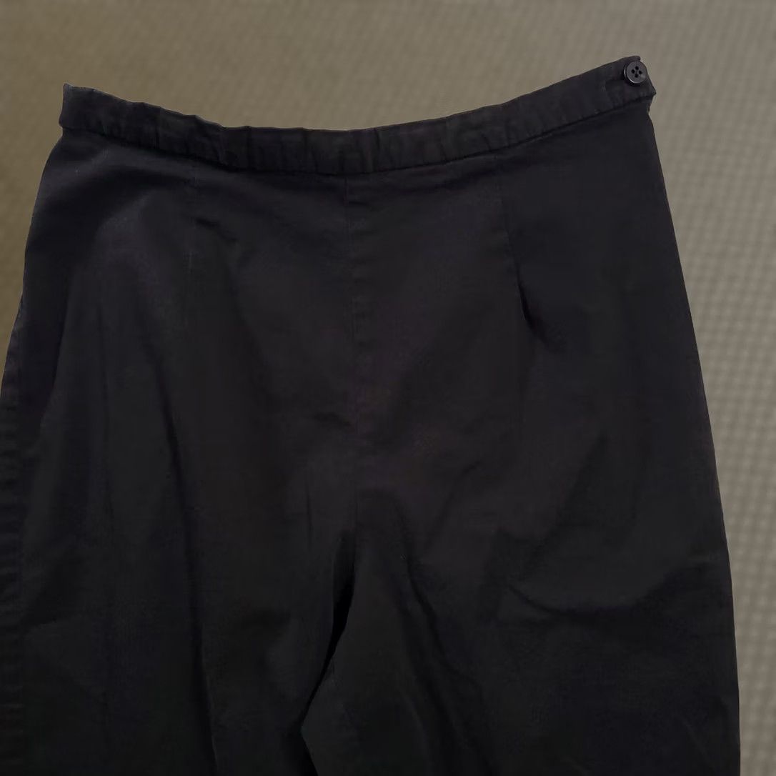 Vintage VINTAGE Briggs Dress Pants Women's 12 Black Cropped Capri Side Zip Made in USA Size 34" / US 12 / IT 48 - 1 Thumbnail