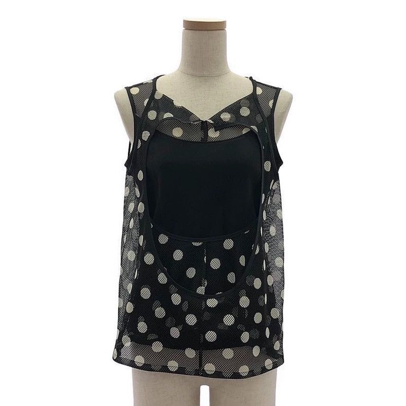 Junya Watanabe JUNYA WATANABE Polka Dot Mesh Tank Top Size S / US 4 / IT 40 - 1 Thumbnail