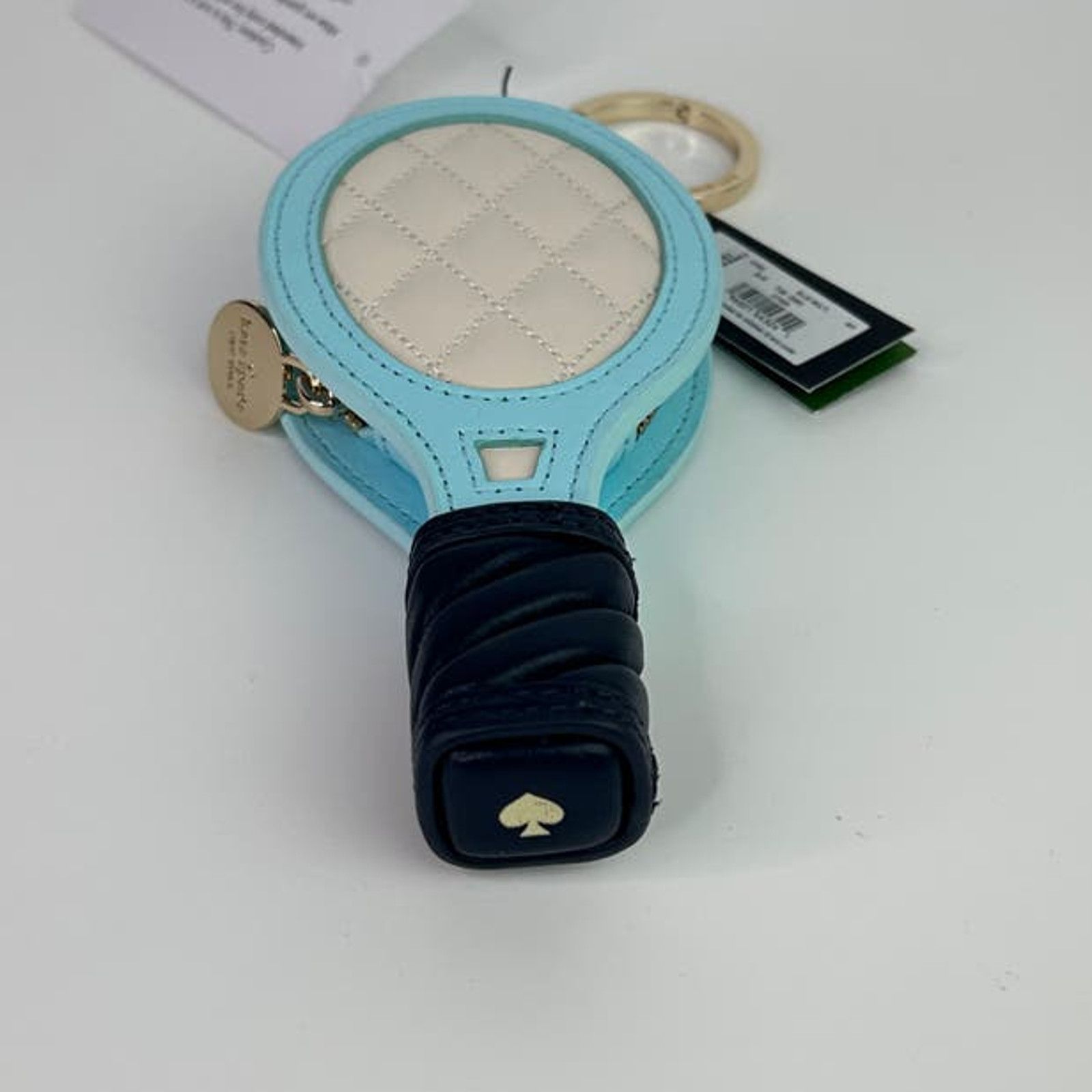 Kate Spade Kate Spade Grand 3D Tennis Racquet Bag Charm & Card holder Size ONE SIZE - 4 Thumbnail