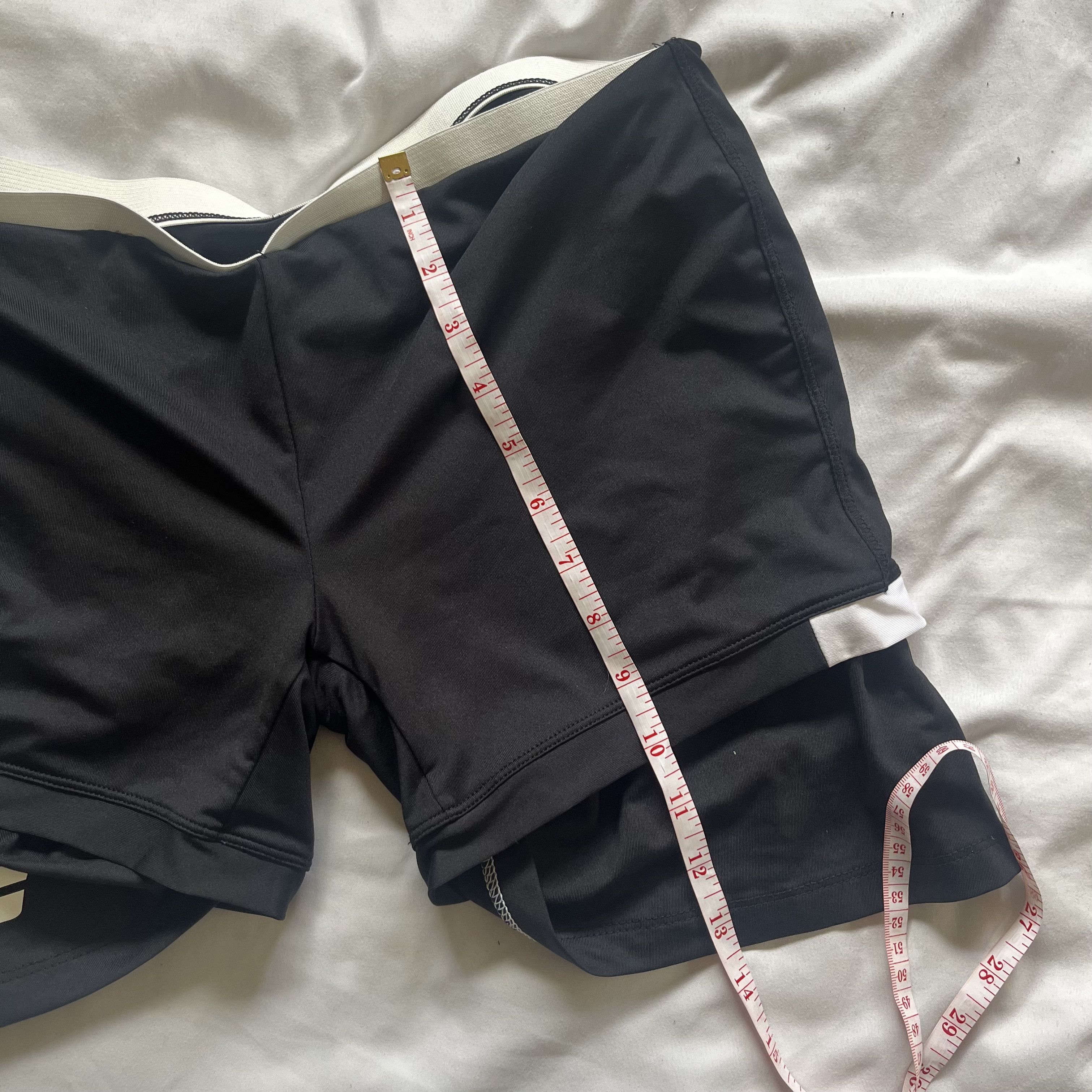 Other Babolat Double Layer Black and White Biker Shorts Size 28" / US 6 / IT 42 - 4 Thumbnail