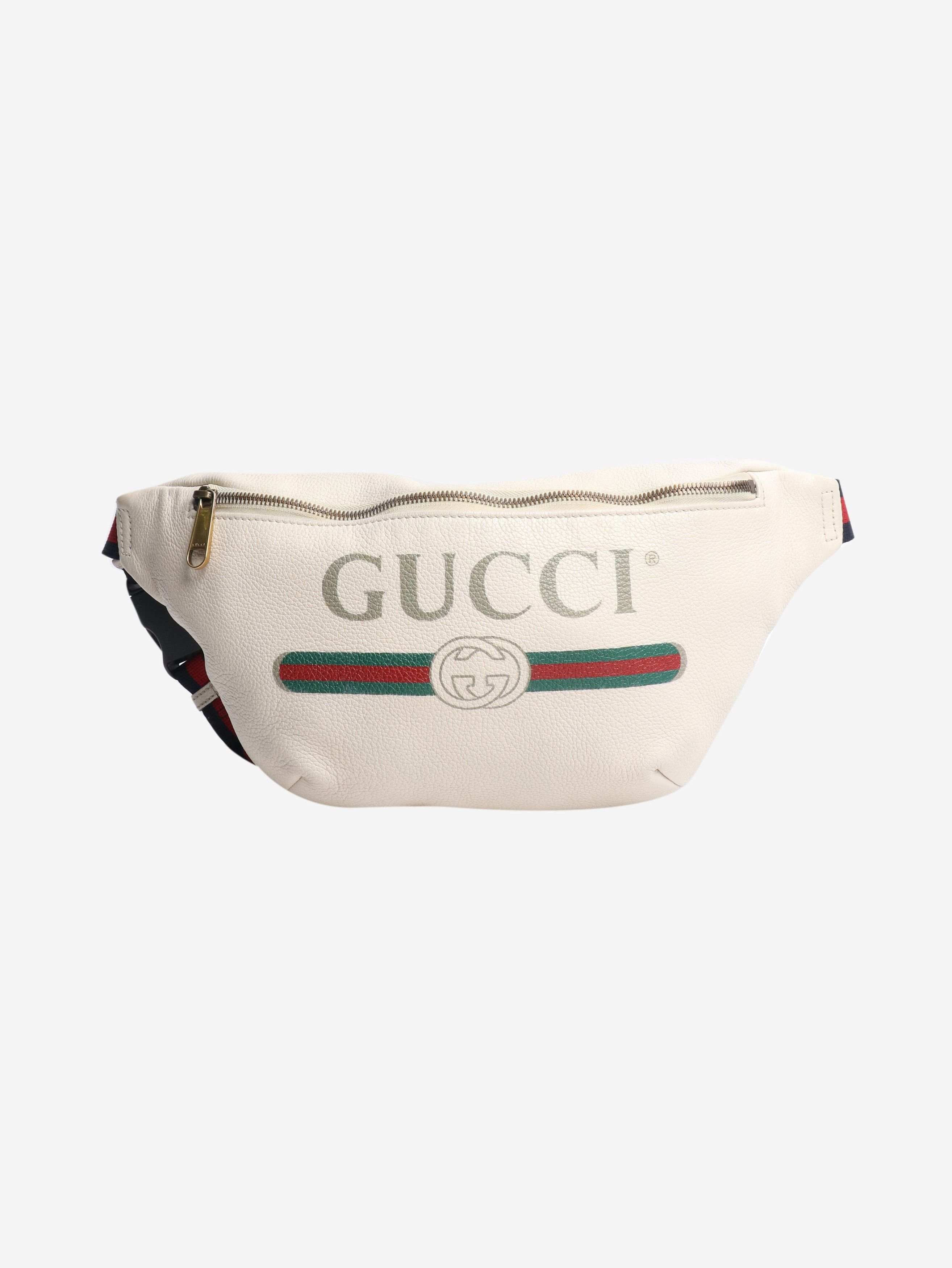 Gucci Cream grained calfskin belt bag Size ONE SIZE - 1 Thumbnail