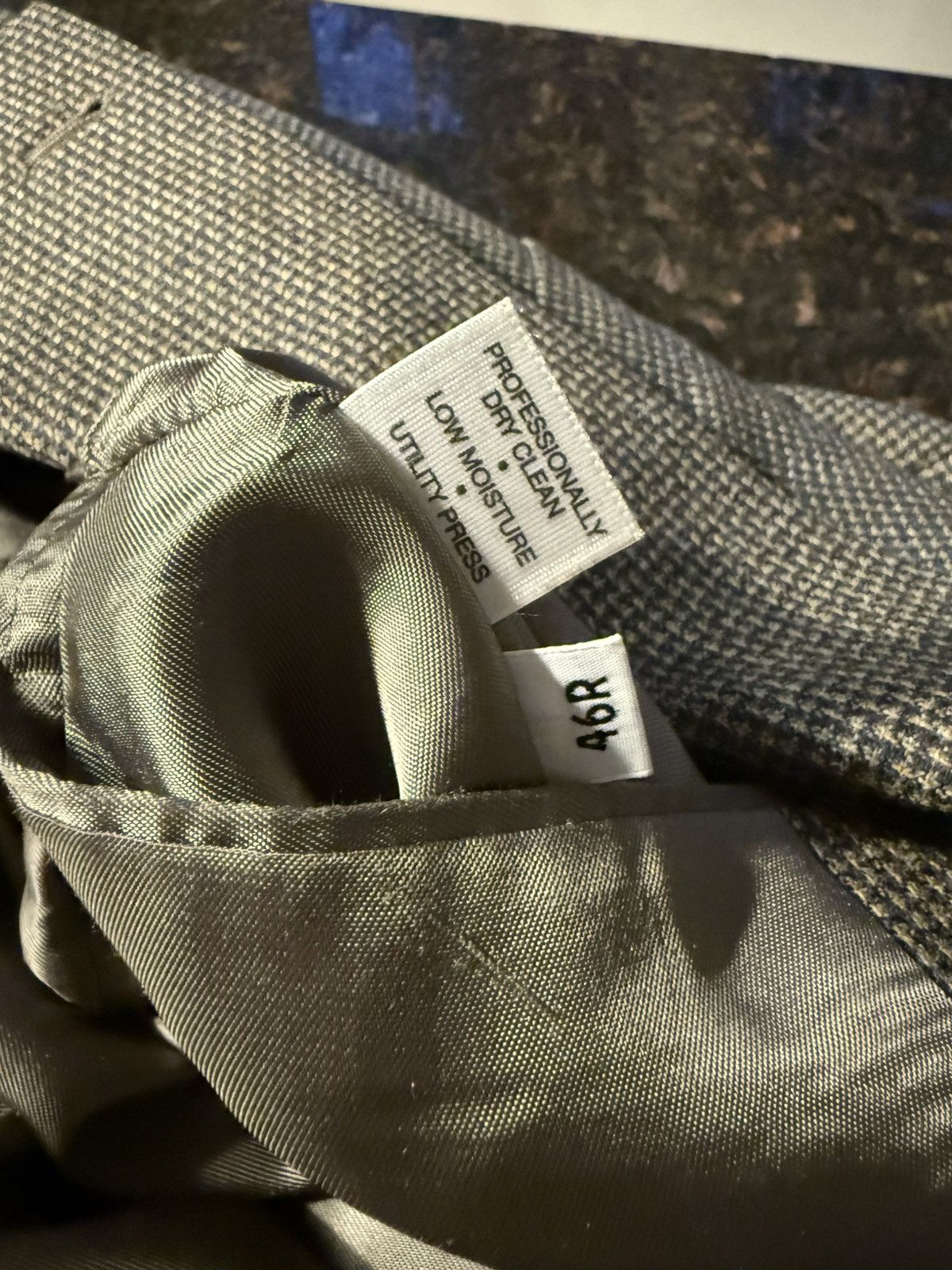 Hart Schaffner Marx Nordstrom Houndstooth Wool Sport Coat Blazer Size 46R - 12 Thumbnail