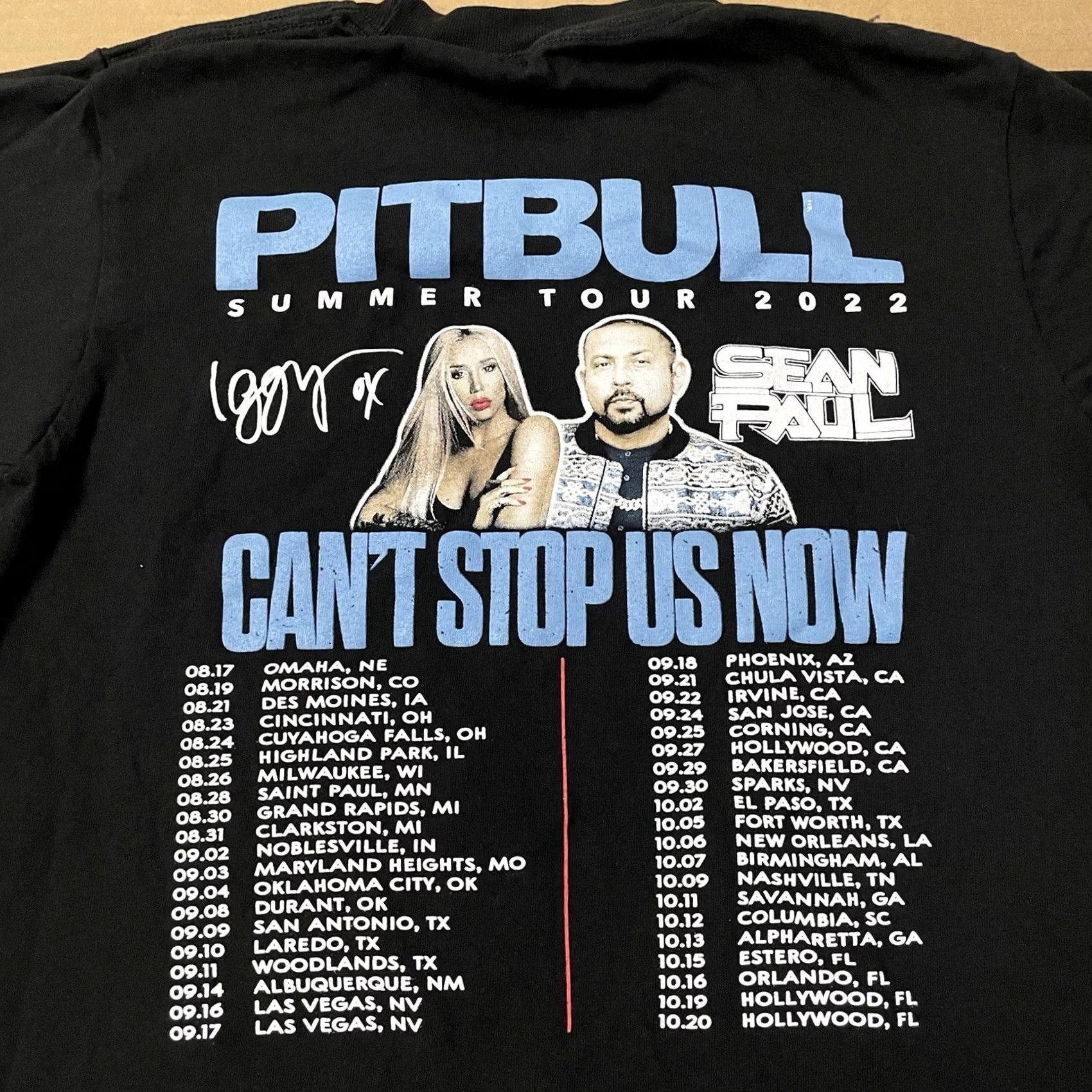 Vintage Pitbull Iggy Azalea Sean Paul Shirt Adult Small Black Music Tour 2022 Rap Mens Shirt Size US S / EU 44-46 / 1 - 7 Thumbnail