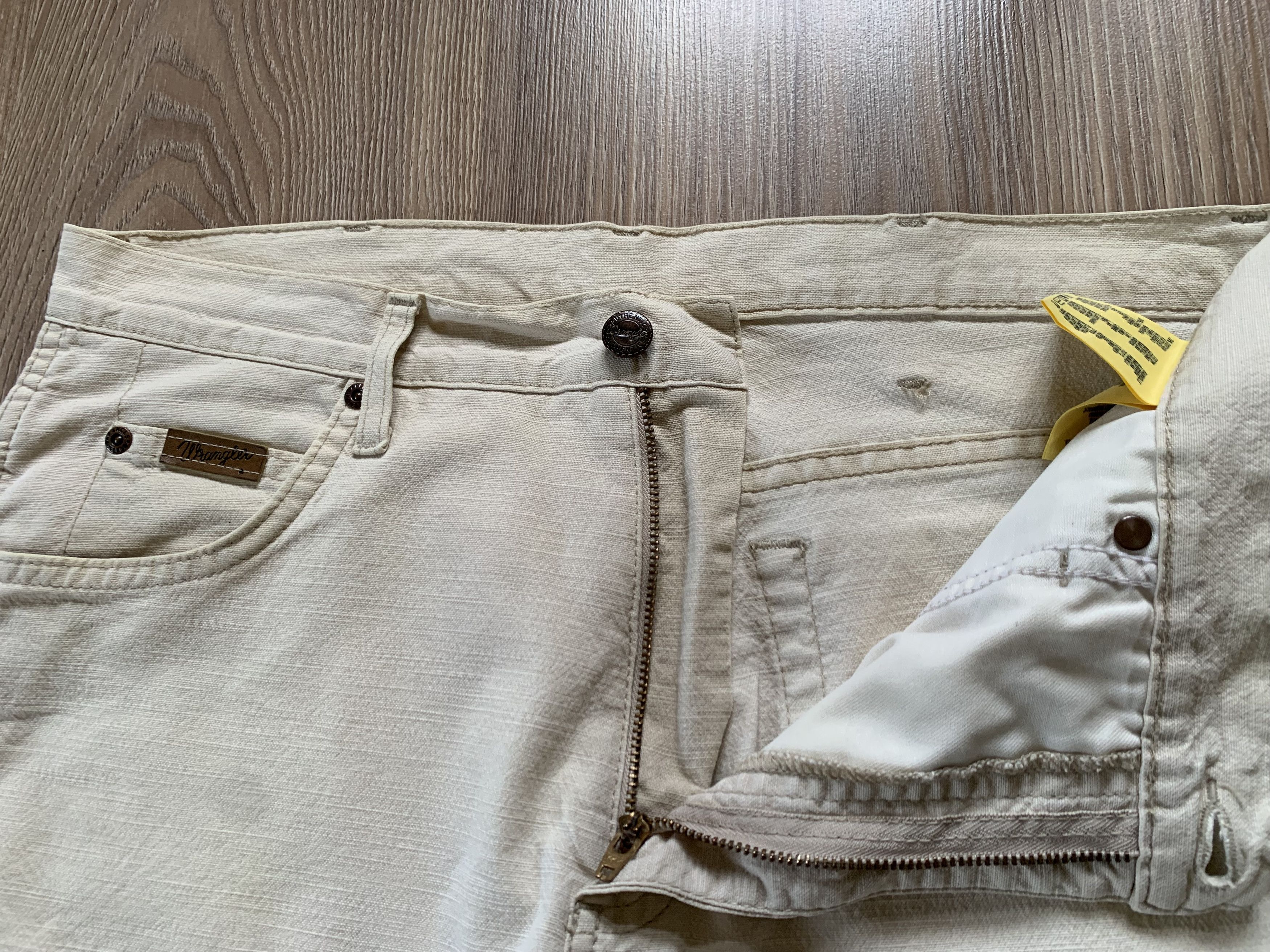 Vintage × Wrangler Wrangler Texas Stretch Vintage Beige Jeans Pants Size US 33 - 7 Thumbnail